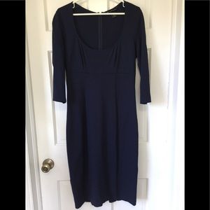 Moda International Sz 12 Dress Blue